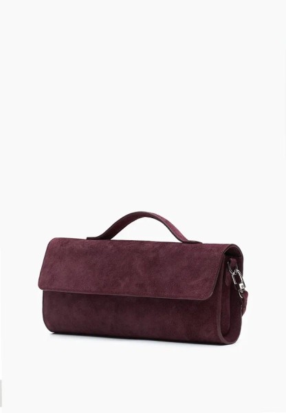 Клатч замшевый