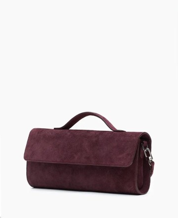 Клатч замшевый