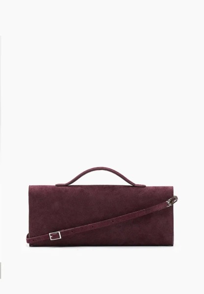 Клатч замшевый