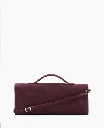 Клатч замшевый