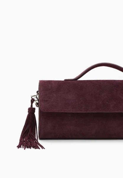 Клатч замшевый