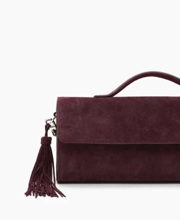 Клатч замшевый