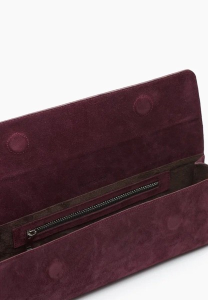 Клатч замшевый